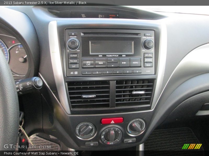 Ice Silver Metallic / Black 2013 Subaru Forester 2.5 X