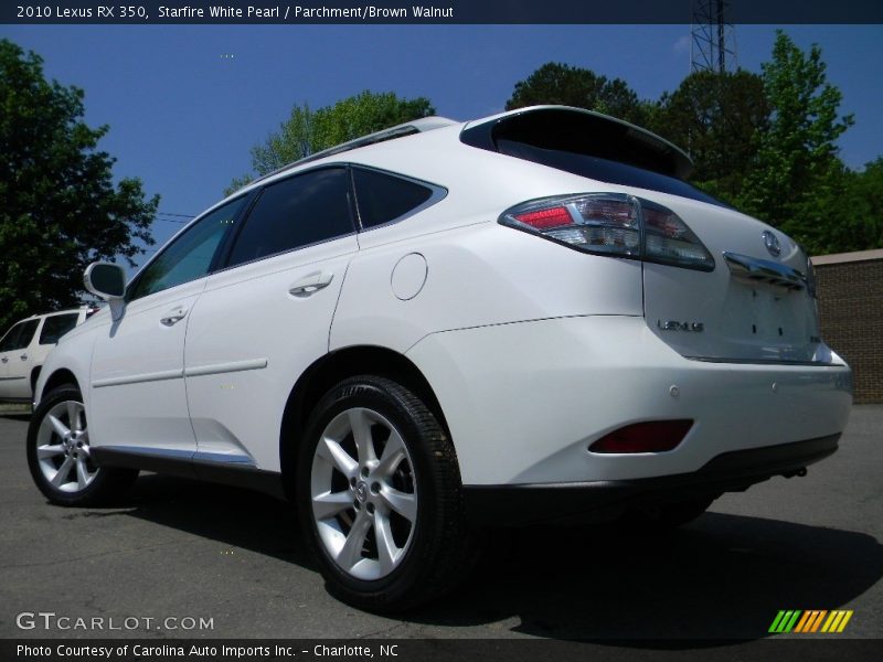 Starfire White Pearl / Parchment/Brown Walnut 2010 Lexus RX 350