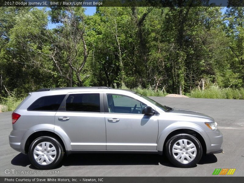 Billet / Black/Light Frost Beige 2017 Dodge Journey SE