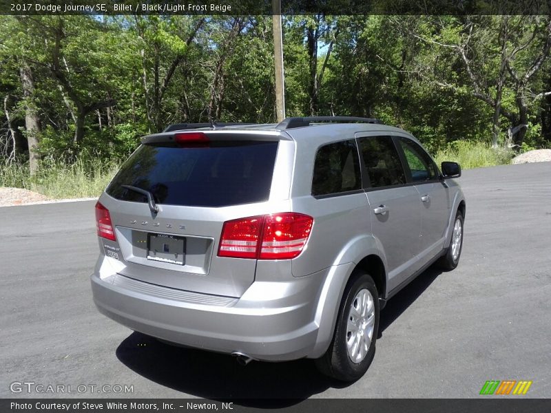 Billet / Black/Light Frost Beige 2017 Dodge Journey SE