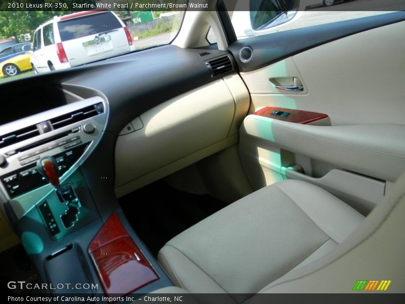 Starfire White Pearl / Parchment/Brown Walnut 2010 Lexus RX 350