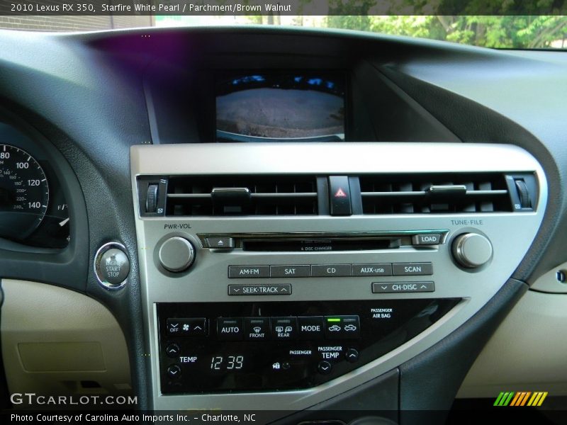 Starfire White Pearl / Parchment/Brown Walnut 2010 Lexus RX 350