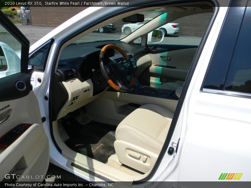 Starfire White Pearl / Parchment/Brown Walnut 2010 Lexus RX 350