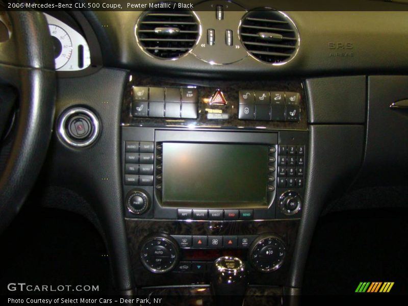 Pewter Metallic / Black 2006 Mercedes-Benz CLK 500 Coupe