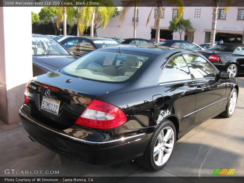 Black / Stone 2006 Mercedes-Benz CLK 350 Coupe