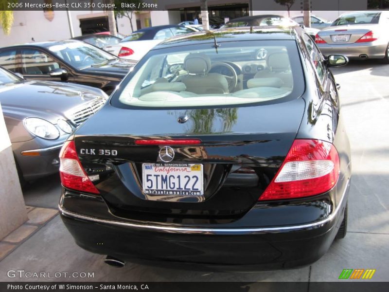 Black / Stone 2006 Mercedes-Benz CLK 350 Coupe