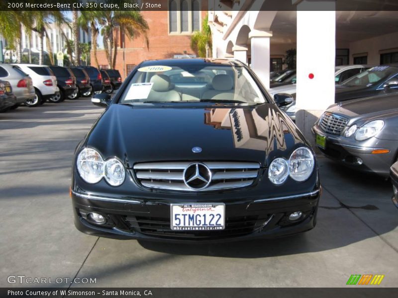 Black / Stone 2006 Mercedes-Benz CLK 350 Coupe