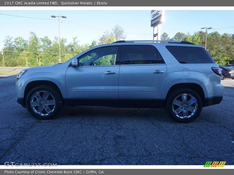 Quicksilver Metallic / Ebony 2017 GMC Acadia Limited FWD