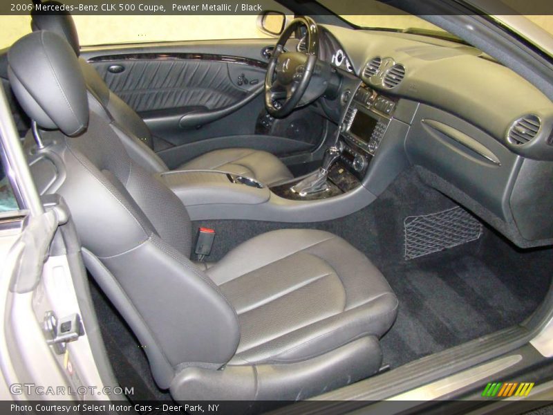 Pewter Metallic / Black 2006 Mercedes-Benz CLK 500 Coupe