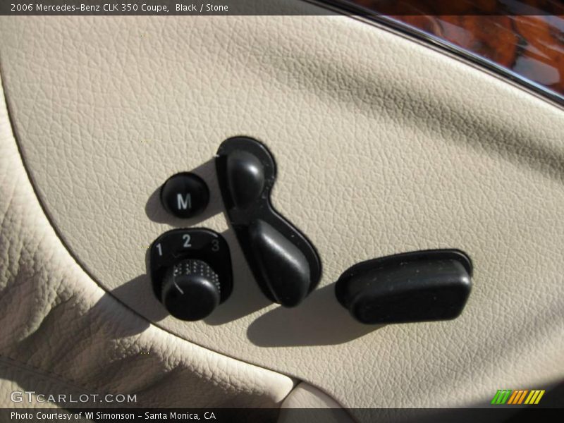 Black / Stone 2006 Mercedes-Benz CLK 350 Coupe