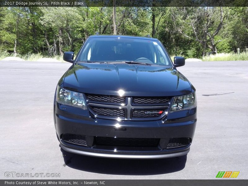 Pitch Black / Black 2017 Dodge Journey SE