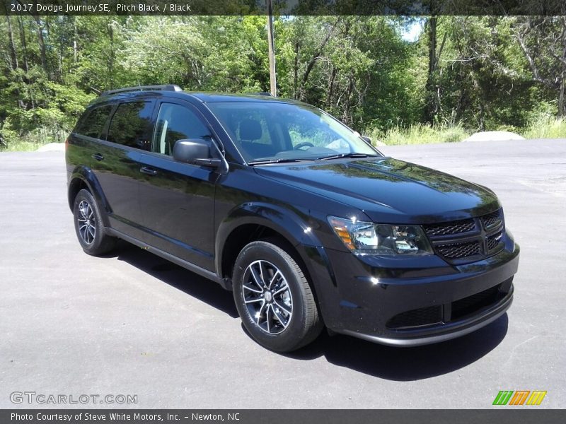 Pitch Black / Black 2017 Dodge Journey SE
