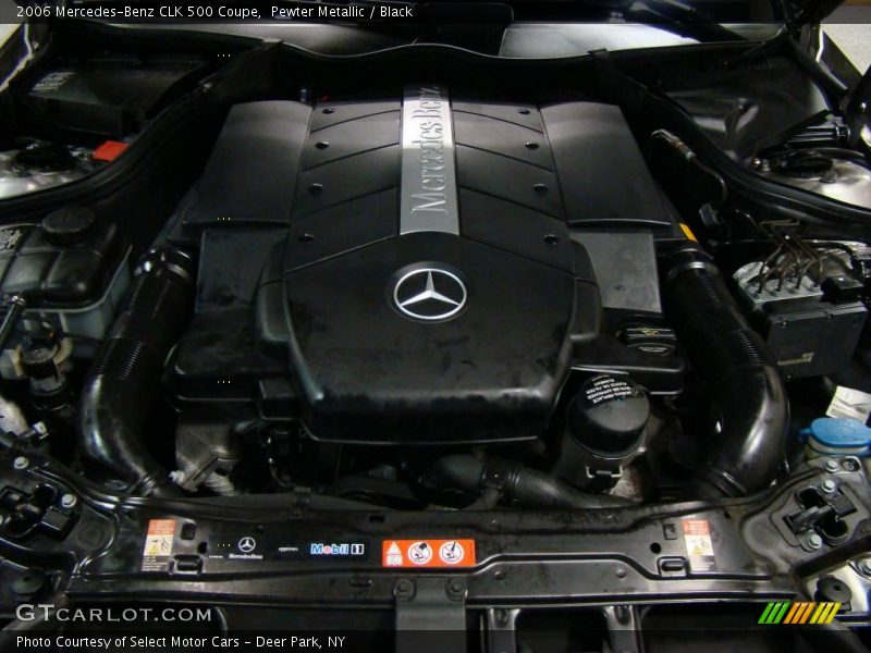 Pewter Metallic / Black 2006 Mercedes-Benz CLK 500 Coupe