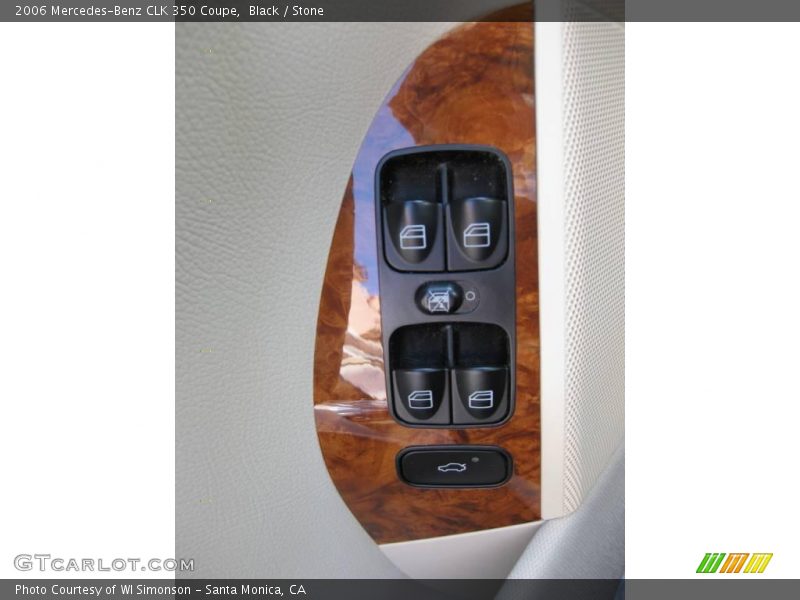 Black / Stone 2006 Mercedes-Benz CLK 350 Coupe