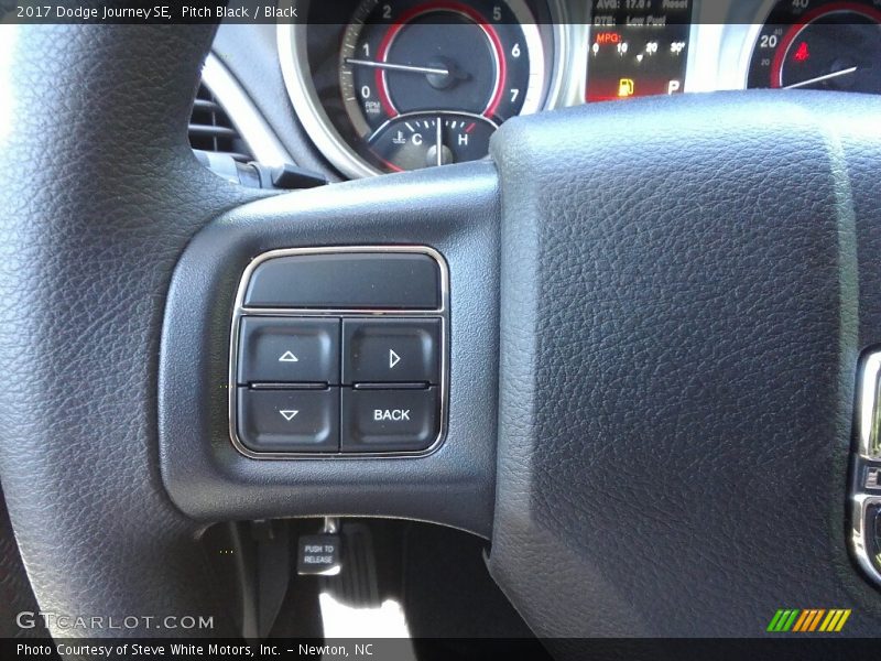 Pitch Black / Black 2017 Dodge Journey SE