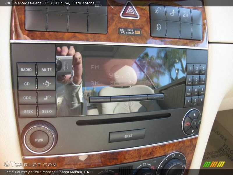 Black / Stone 2006 Mercedes-Benz CLK 350 Coupe
