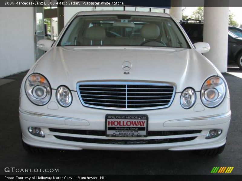 Alabaster White / Stone 2006 Mercedes-Benz E 500 4Matic Sedan