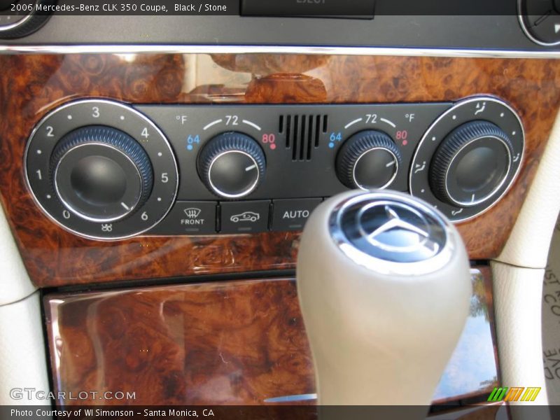 Black / Stone 2006 Mercedes-Benz CLK 350 Coupe