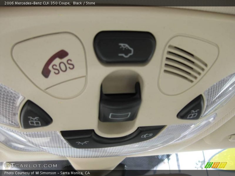 Black / Stone 2006 Mercedes-Benz CLK 350 Coupe