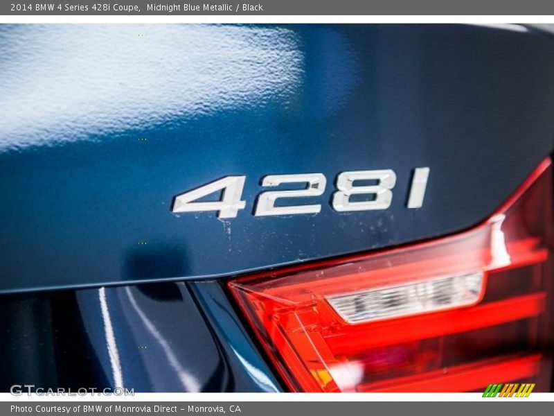 Midnight Blue Metallic / Black 2014 BMW 4 Series 428i Coupe