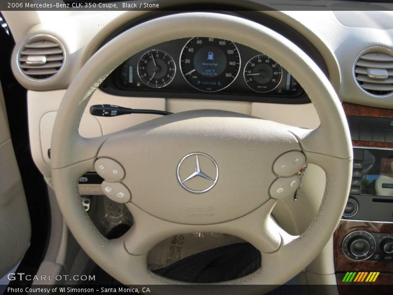 Black / Stone 2006 Mercedes-Benz CLK 350 Coupe