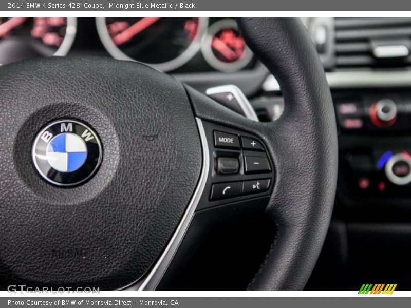 Midnight Blue Metallic / Black 2014 BMW 4 Series 428i Coupe