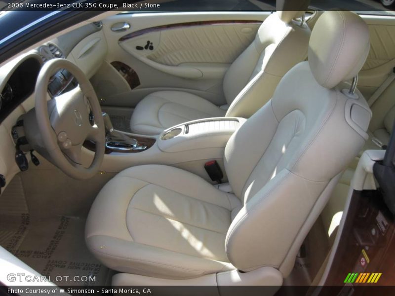 Black / Stone 2006 Mercedes-Benz CLK 350 Coupe
