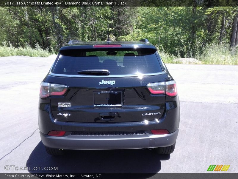 Diamond Black Crystal Pearl / Black 2017 Jeep Compass Limited 4x4