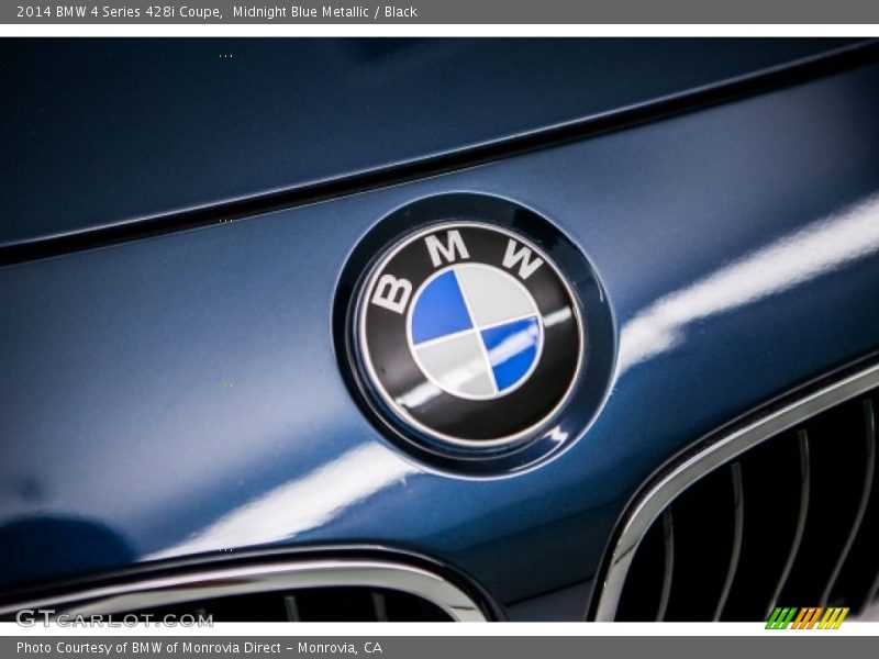 Midnight Blue Metallic / Black 2014 BMW 4 Series 428i Coupe