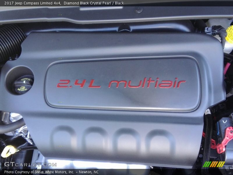 Diamond Black Crystal Pearl / Black 2017 Jeep Compass Limited 4x4