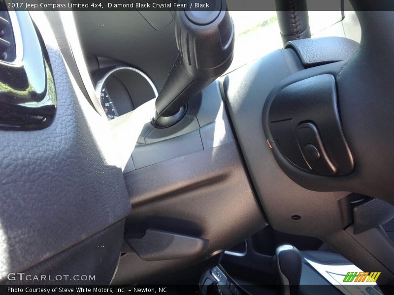 Diamond Black Crystal Pearl / Black 2017 Jeep Compass Limited 4x4