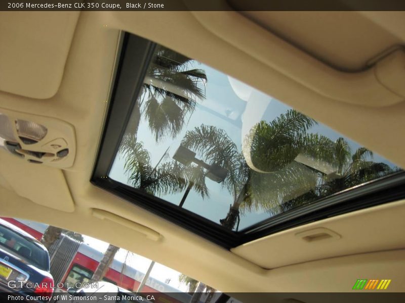 Black / Stone 2006 Mercedes-Benz CLK 350 Coupe