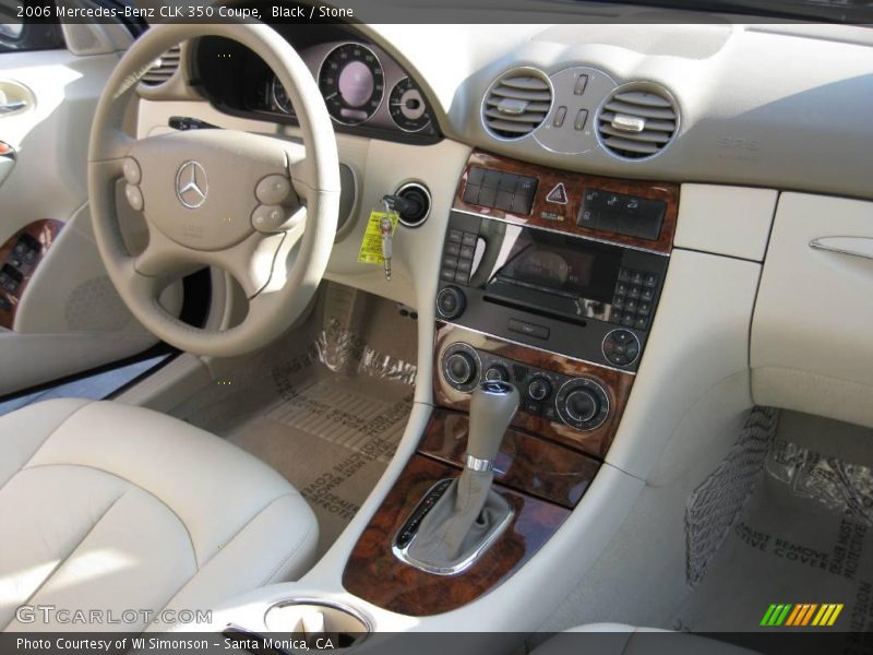 Black / Stone 2006 Mercedes-Benz CLK 350 Coupe