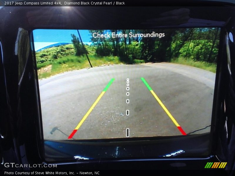 Diamond Black Crystal Pearl / Black 2017 Jeep Compass Limited 4x4