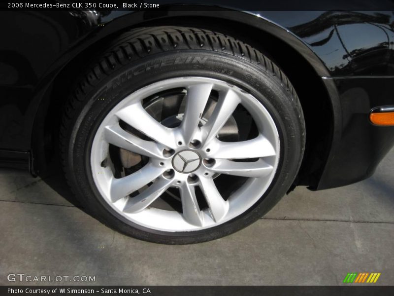 Black / Stone 2006 Mercedes-Benz CLK 350 Coupe