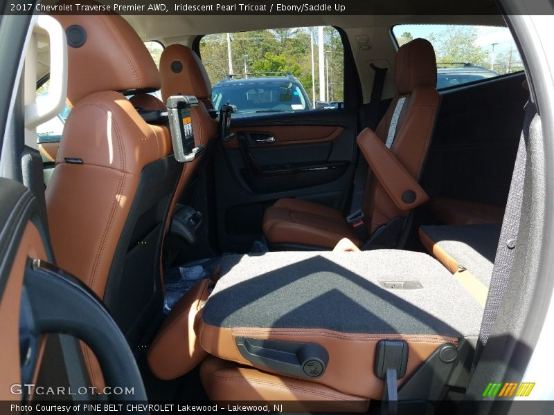 Iridescent Pearl Tricoat / Ebony/Saddle Up 2017 Chevrolet Traverse Premier AWD