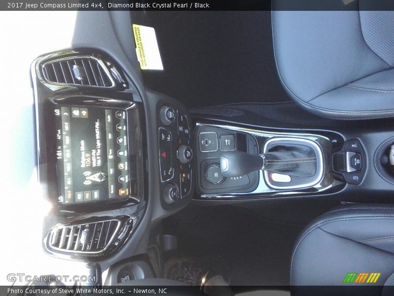 Diamond Black Crystal Pearl / Black 2017 Jeep Compass Limited 4x4