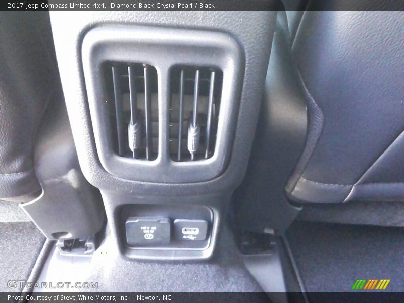 Diamond Black Crystal Pearl / Black 2017 Jeep Compass Limited 4x4