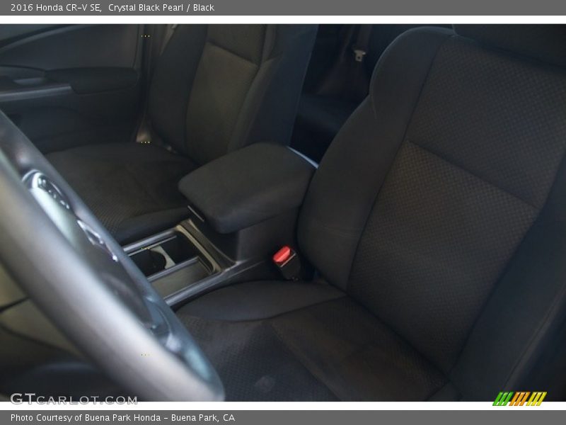 Crystal Black Pearl / Black 2016 Honda CR-V SE