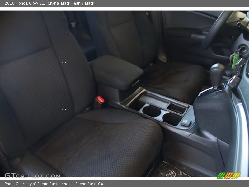 Crystal Black Pearl / Black 2016 Honda CR-V SE