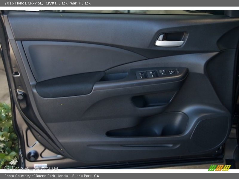 Crystal Black Pearl / Black 2016 Honda CR-V SE