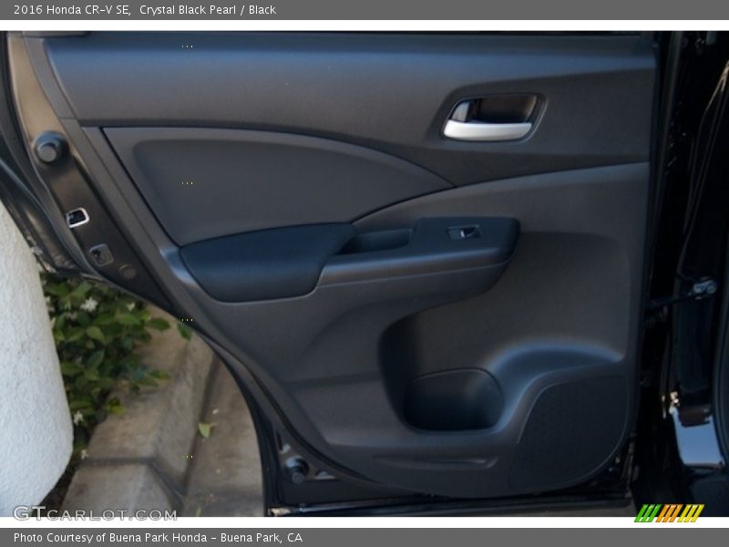 Crystal Black Pearl / Black 2016 Honda CR-V SE