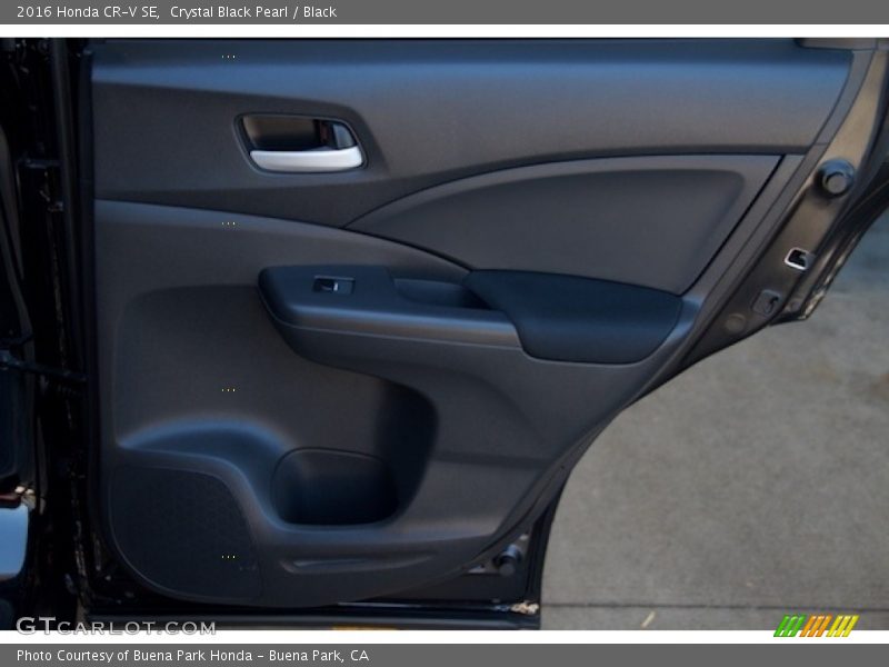 Crystal Black Pearl / Black 2016 Honda CR-V SE