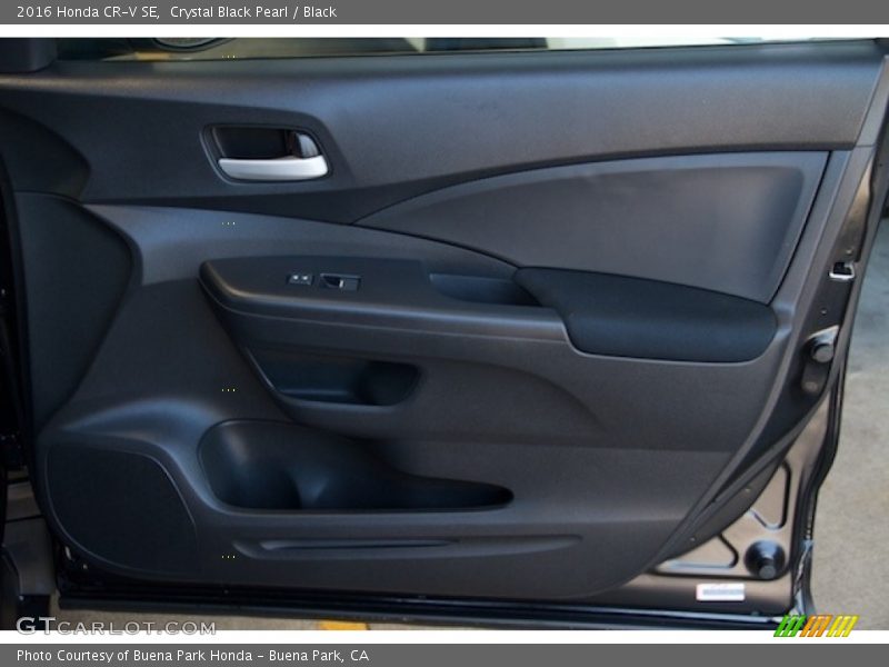 Crystal Black Pearl / Black 2016 Honda CR-V SE