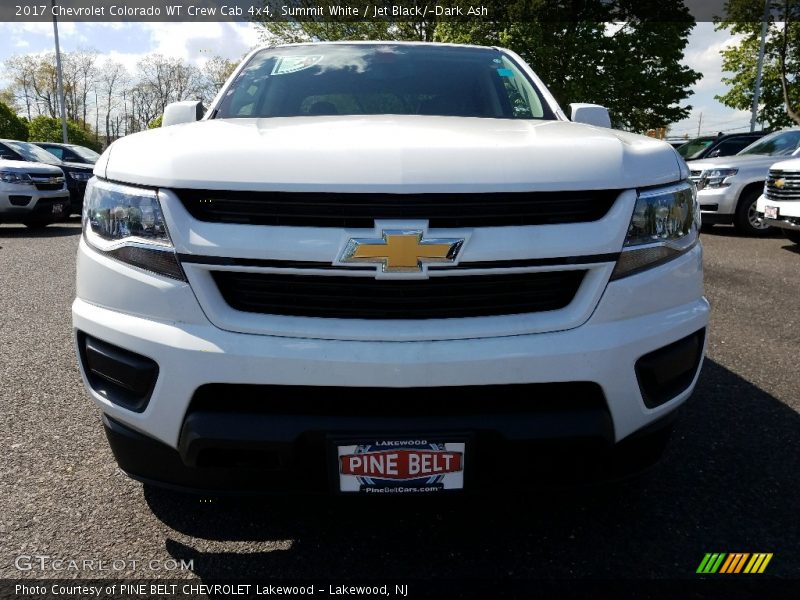 Summit White / Jet Black/­Dark Ash 2017 Chevrolet Colorado WT Crew Cab 4x4