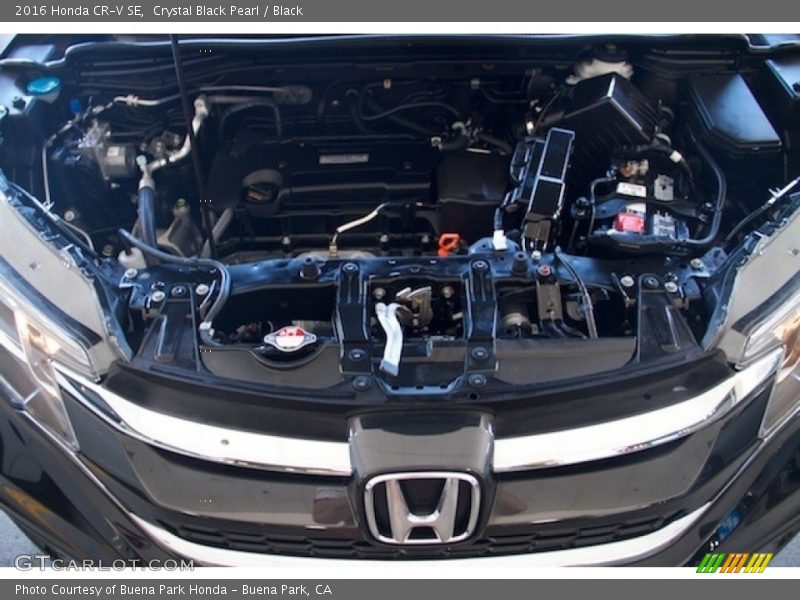 Crystal Black Pearl / Black 2016 Honda CR-V SE