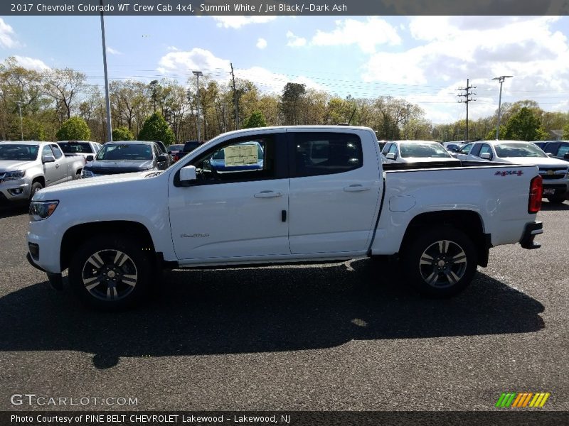 Summit White / Jet Black/­Dark Ash 2017 Chevrolet Colorado WT Crew Cab 4x4