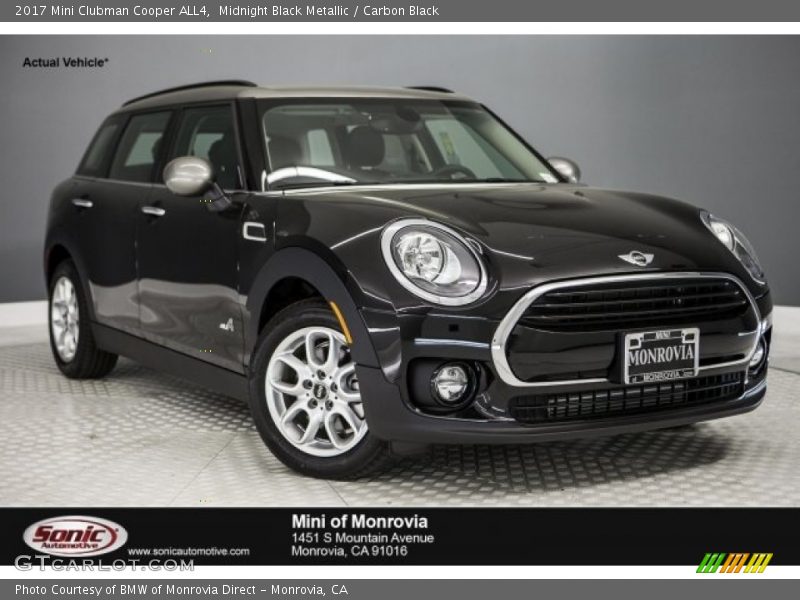 Midnight Black Metallic / Carbon Black 2017 Mini Clubman Cooper ALL4