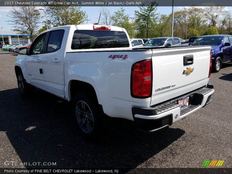 Summit White / Jet Black/­Dark Ash 2017 Chevrolet Colorado WT Crew Cab 4x4