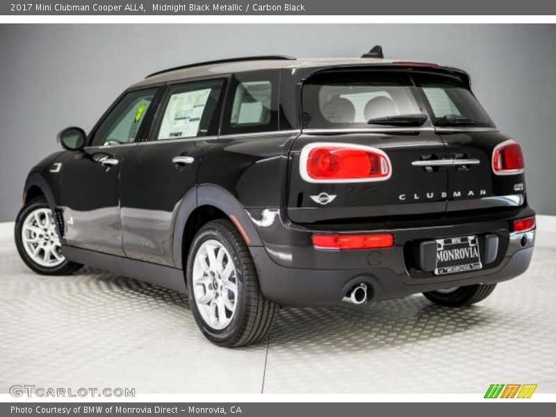 Midnight Black Metallic / Carbon Black 2017 Mini Clubman Cooper ALL4